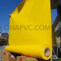 Lona Amarela PVC 15x1,57 m Premium Vinil para Toldo Tatame Ringue MMA Cobertura Academia Tenda Piso EVA Palco Eventos Festa
