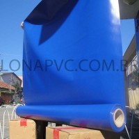 Lona Azul Royal PVC 15x1,60 m Premium Vinil para Toldo Tatame Ringue MMA Cobertura Academia Tenda Piso EVA Palco Eventos Festa