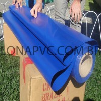 Lona Azul Royal PVC 30x1,60 m Premium Vinil para Toldo Tatame Ringue MMA Cobertura Academia Tenda Piso EVA Palco Eventos Festa