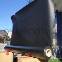 Lona Preta PVC 15x1,60 m Premium Vinil para Toldo Tatame Ringue MMA Cobertura Academia Tenda Piso EVA Palco Eventos Festa